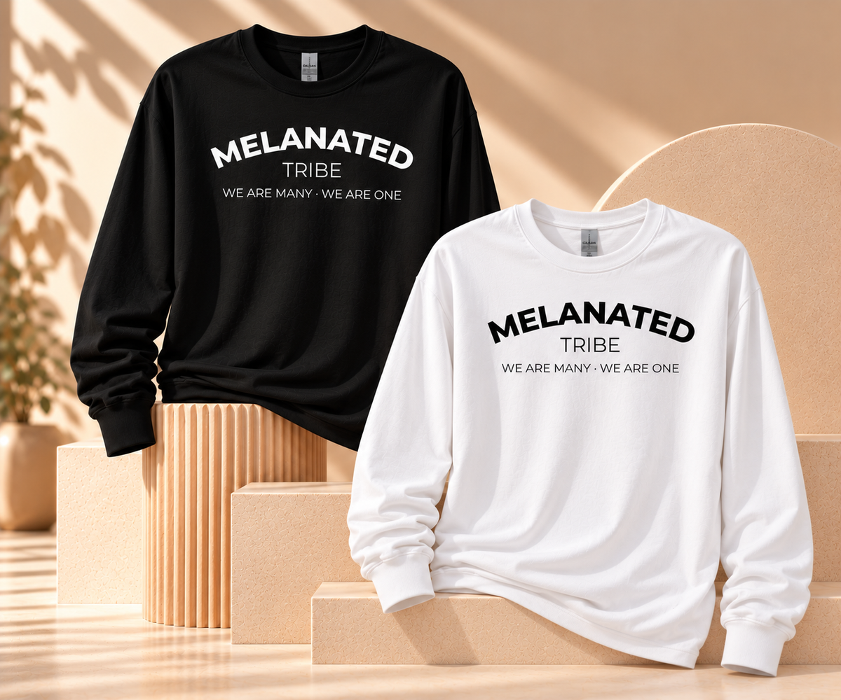 Melanated Diaspora Soft| Long Sleeve