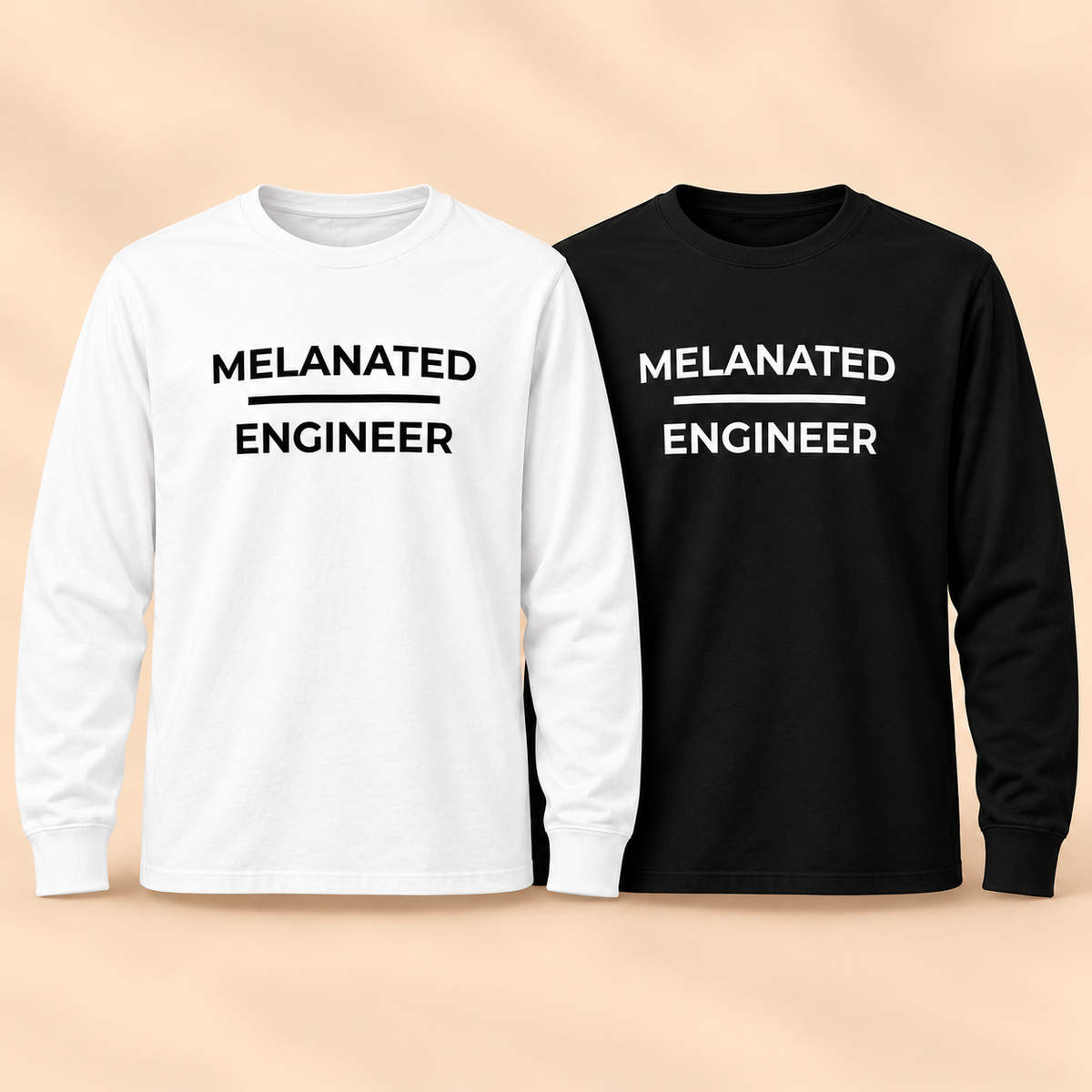 Melanated OVER Engineer| Long Sleeve
