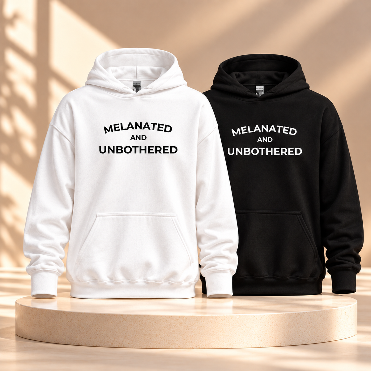 Melanated AND Unbothered| Hoodie