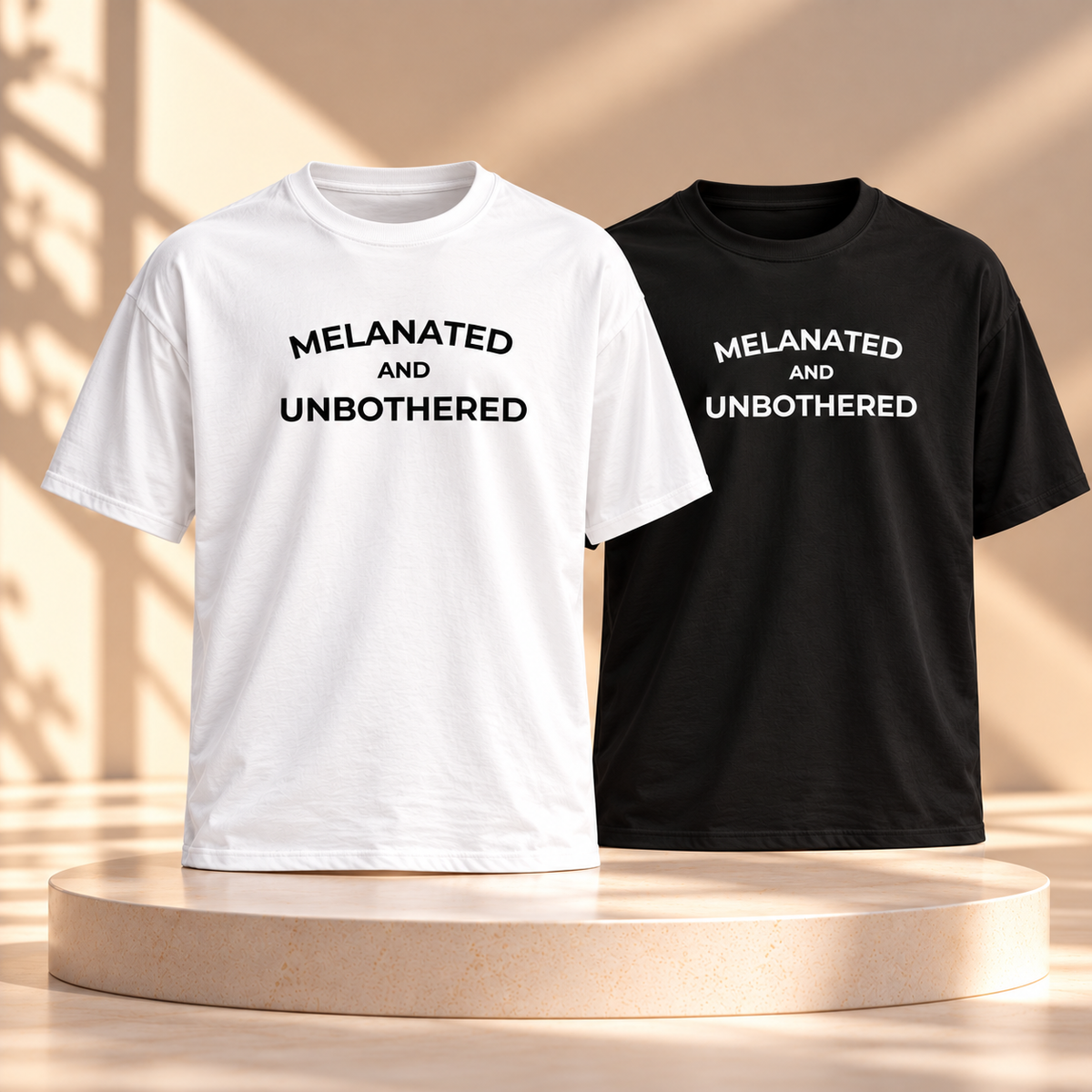 Melanated AND Unbothered| Tee