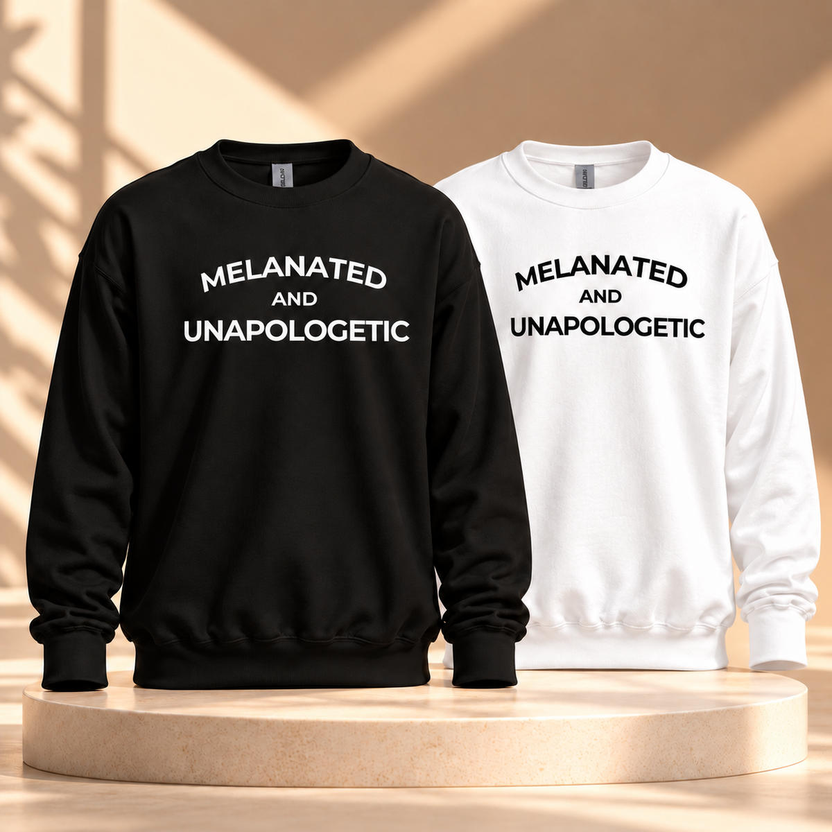Melanated AND Unapologetic| Crewneck
