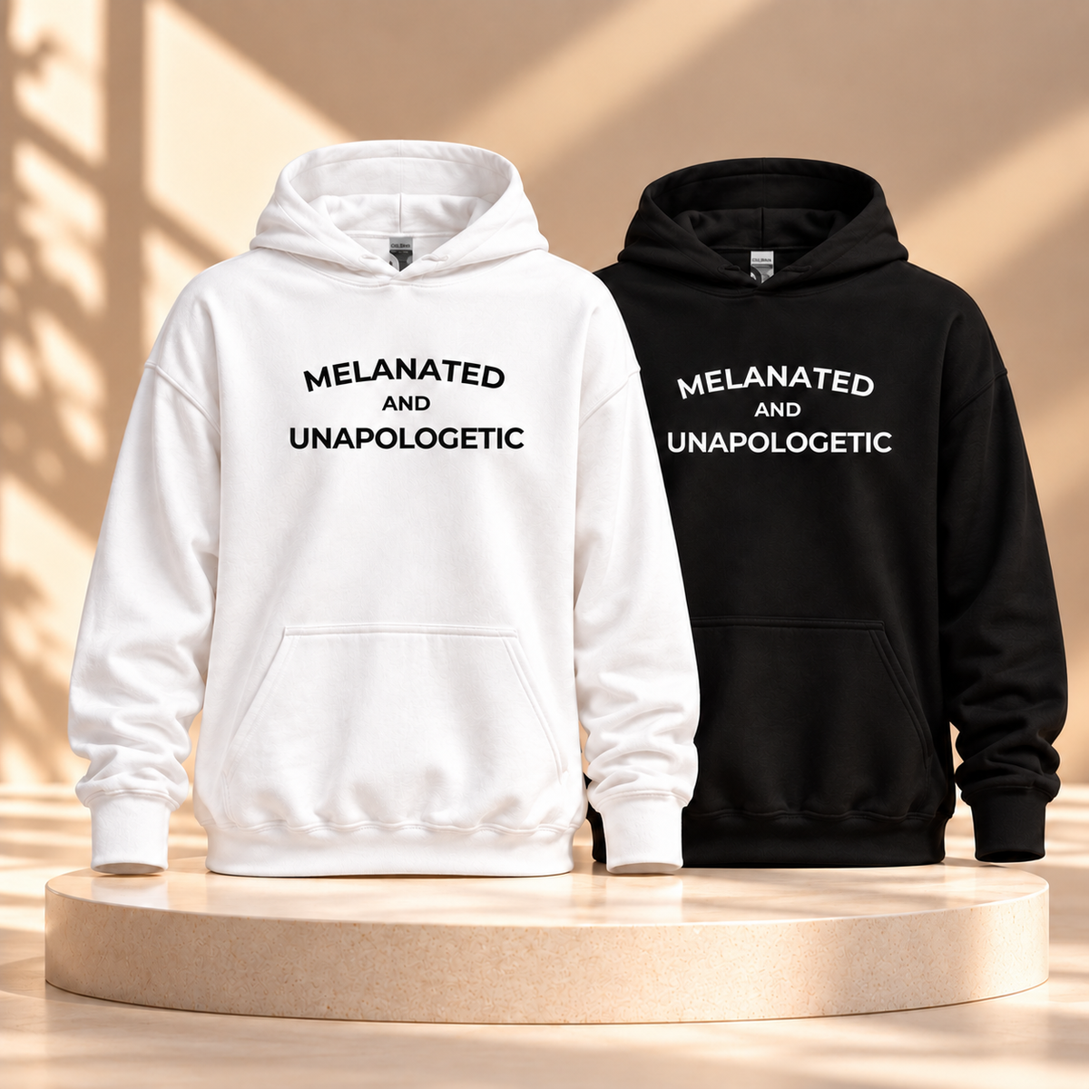 Melanated AND Unapologetic| Hoodie