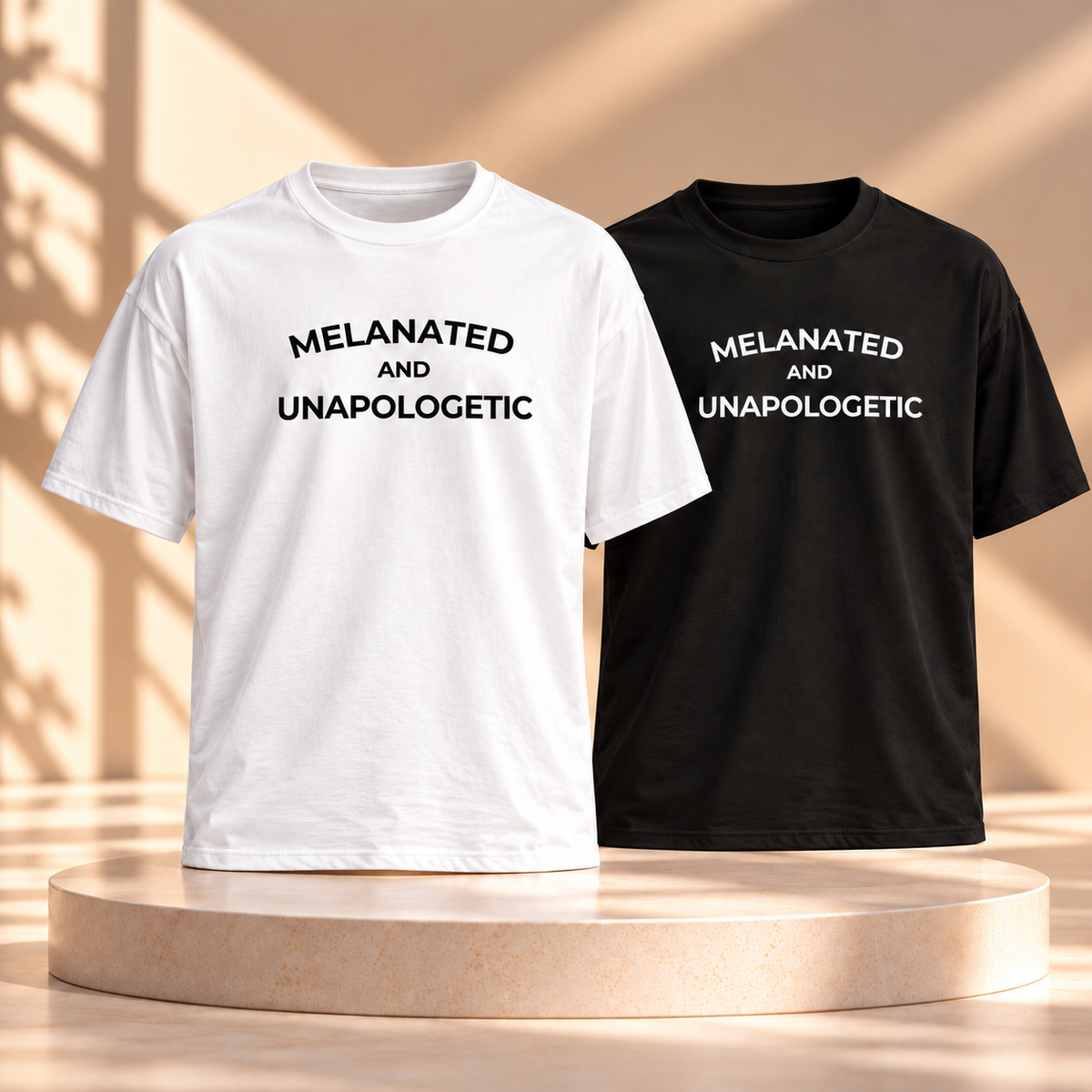 Melanated AND Unapologetic| Tee