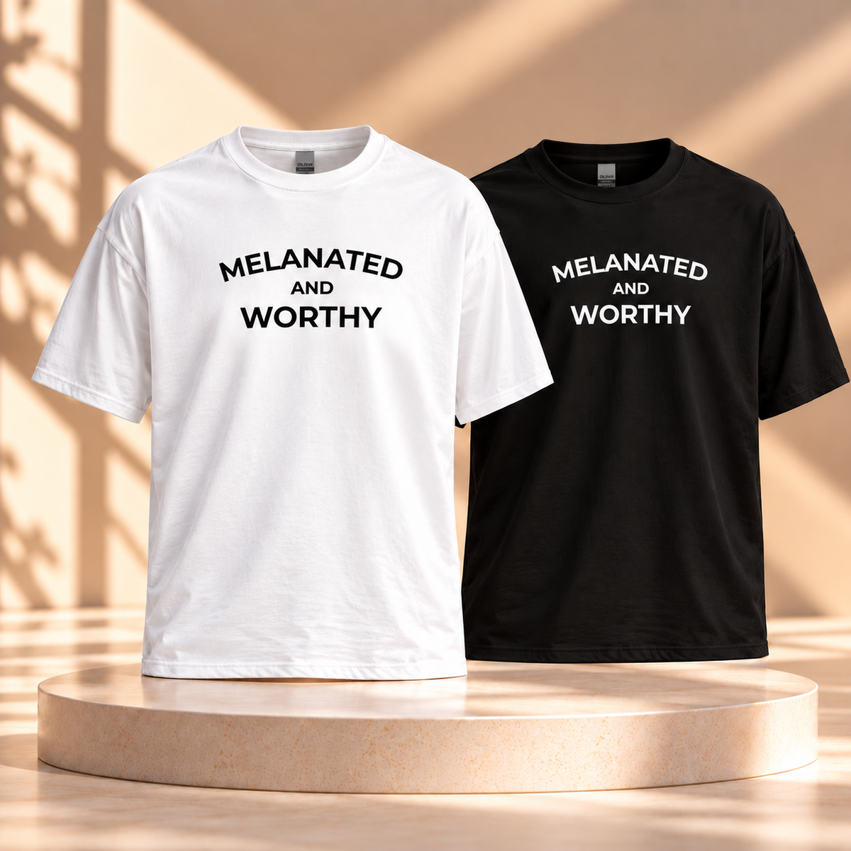 Melanated AND Worthy| Tee