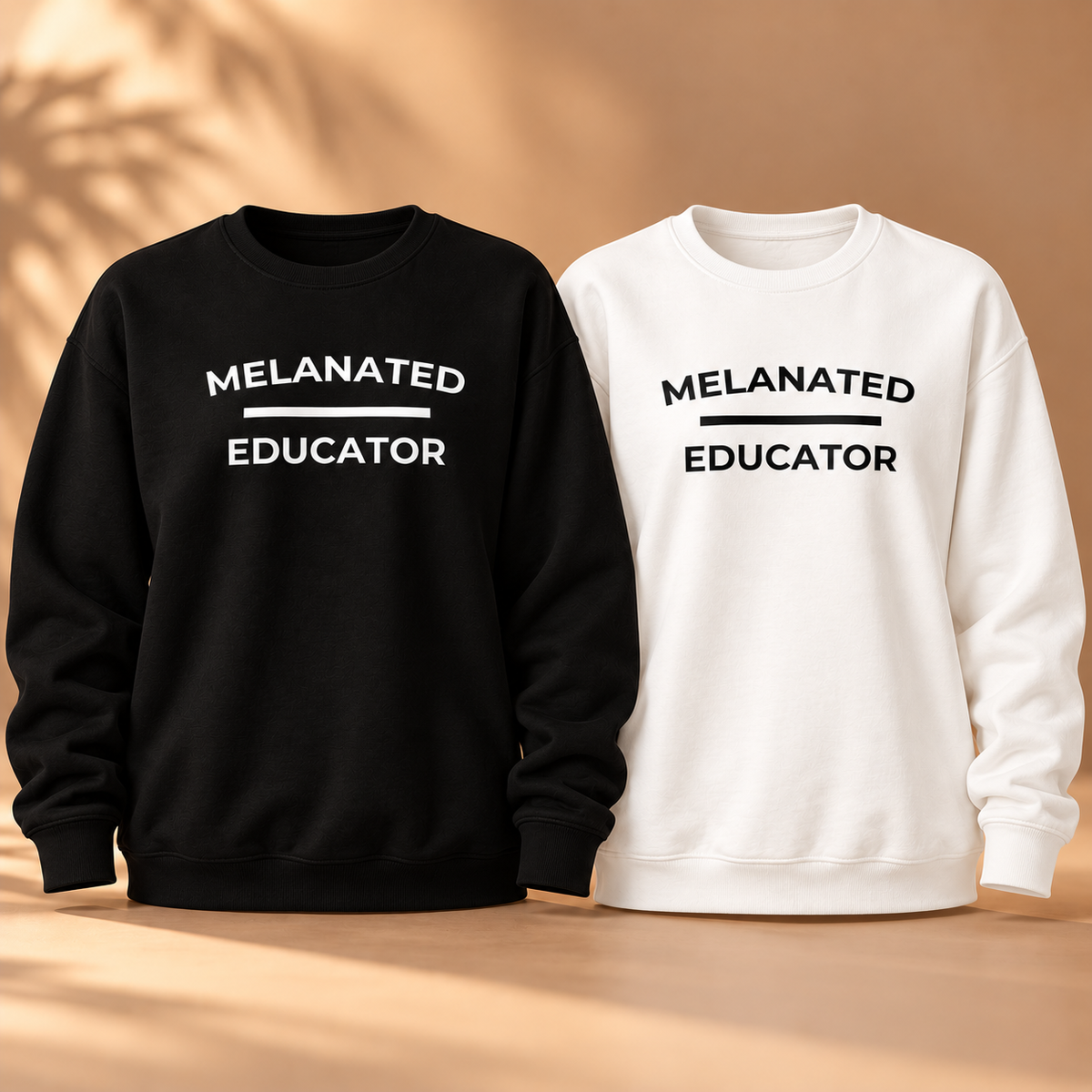 Melanated OVER Educator| Crewneck