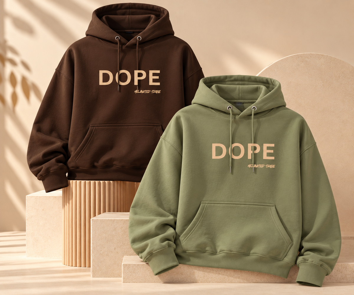 Melanated Diaspora Soft| Just Dope Hoodie